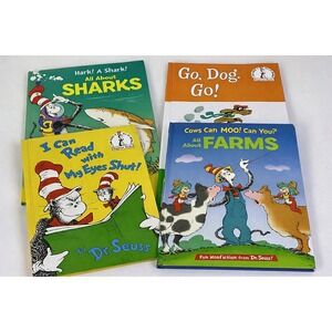 Dr Seuss & P.D. Eastman Beginner‎ Books Lot of 4 Hardcover I Can Read